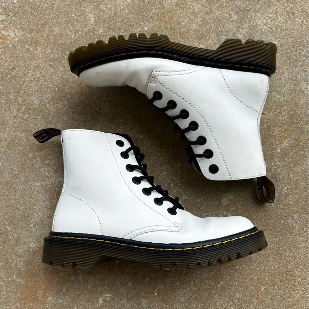 Dr. Marten Luana White Combat Boots Women’s Size 6